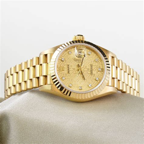 rolex bellini womans yelllow gold|rolex lady datejust gold.